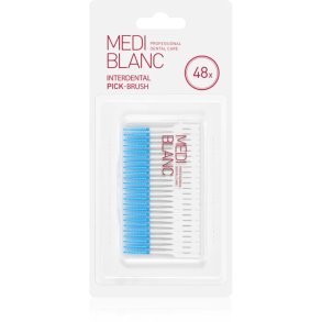 Mediblanc Interdental Pick-Brush Gummi-Interdentalb�rsten mit Zahnstocher (48 St.)