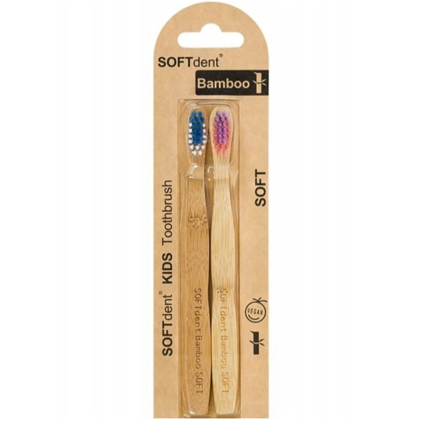 Kopi af SOFTdent Butterfly Babysoft tannb�rster til barn � 2 stk.