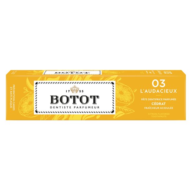 Botot 03 L’Audacieux C�drat Zahnpasta mit spritziger Citrusfrische (75 ml)