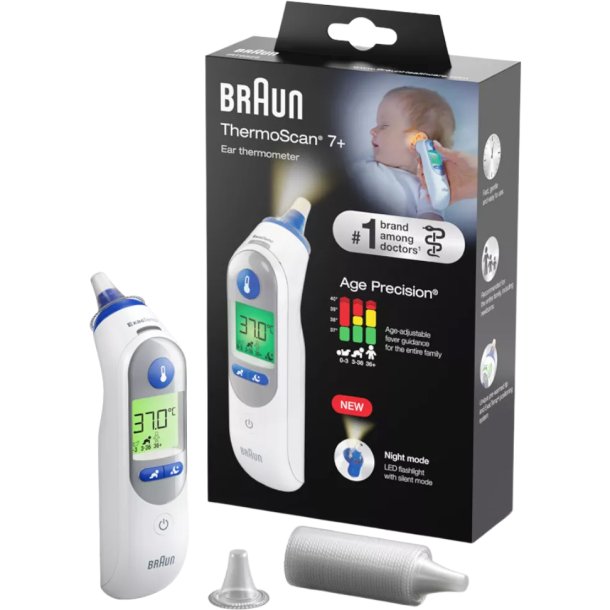 Braun ThermoScan 7+ IRT6525 thermom�tre auriculaire avec Age Precision et mode nuit