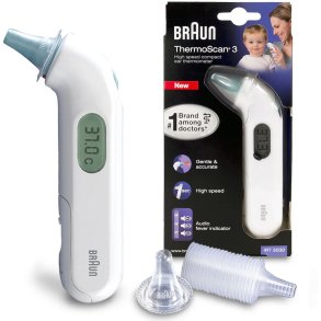 Braun ThermoScan 3 IRT3030 thermom�tre auriculaire avec mesure en 1 seconde