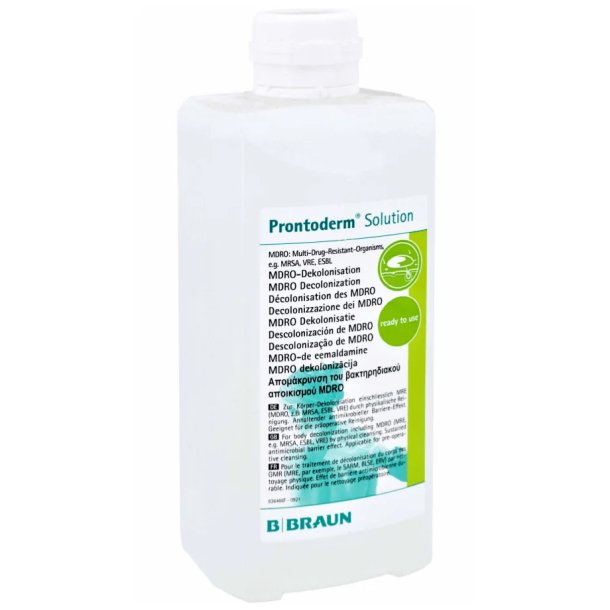 Prontoderm Solution til hudrens og MDRO-dekolonisering (500 ml)