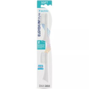 Elgydium Style Electric Soft b�rstehoveder til sonisk tandb�rste (2 stk.)