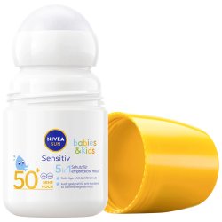 Nivea Sun Babies &amp; Kids Sensitive Roll-On SPF 50+ f�r empfindliche Baby- und Kinderhaut (50 ml)