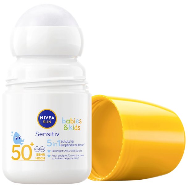 Nivea Sun Babies &amp; Kids Sensitive Roll-On SPF 50+ f�r empfindliche Baby- und Kinderhaut (50 ml)
