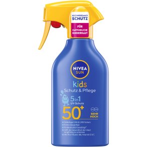 Nivea Sun Kids Protect & Care solspray SPF 50+ med panthenol og vitamin C og E (250 ml)