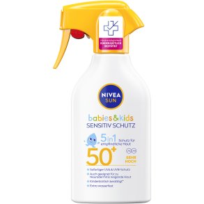 Nivea Sun Babies & Kids Sensitive Protect solspray SPF 50+ med ekologisk kamomill (250 ml)