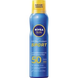 Nivea Sun UV Dry Protect Sport solspray SPF 50 f�r sport och aktivitet (200 ml)