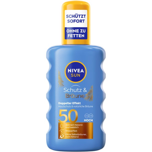 Nivea Sun Protect &amp; Bronze solkr�m SPF 50 med Pro-Melanin Extract (200 ml)