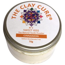 The Clay Cure Sweet Kiss Ceylon Cinnamon tannkrempulver med xylitol (70 g)