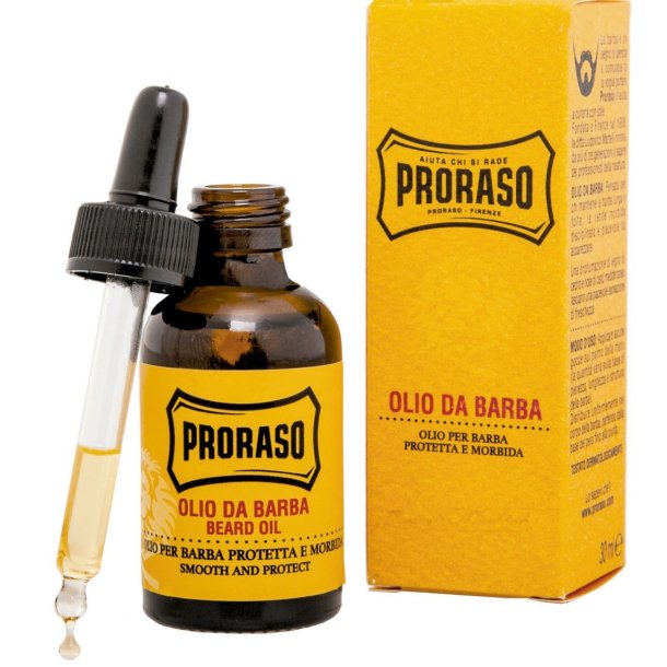 Proraso Wood &amp; Spice sk�ggolja f�r mjukg�ring och v�rd (30 ml)