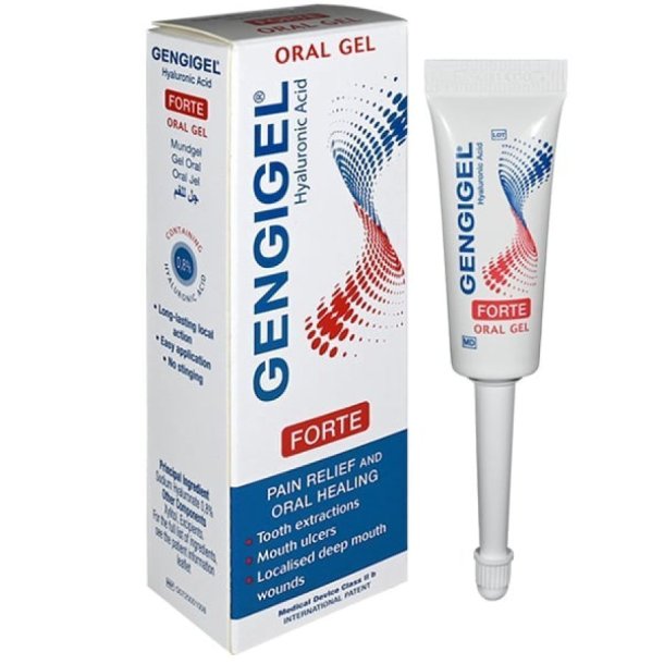 Gengigel Forte Oral Gel med konsentrert hyaluronsyre til intensiv tannkj�ttpleie (8 ml)