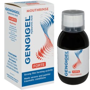Gengigel Forte Mouthrinse med 0.1% hyaluronsyre til intensiv mundpleje (100 ml)