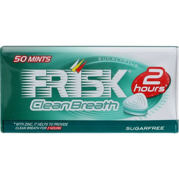 FRISK Pastiller Clean Breath Eucalyptus � sukkerfri pastiller (35 g) i d�se
