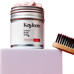 Dentifrice en pastilles � l'hydroxyapatite KAYLAAN Strawberry &amp; Xylitol (90 pcs)
