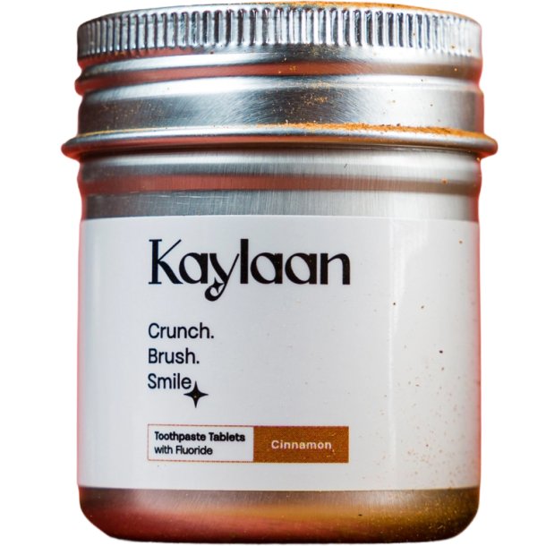 Kaylaan Xylitol Zahnputztabletten Cinnamon &amp; Fluorid (90 St.)