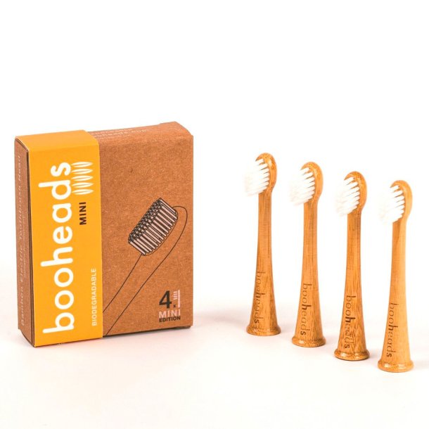 Booheads Bamboo Sm borsthuvuden fr Philips 4 st.