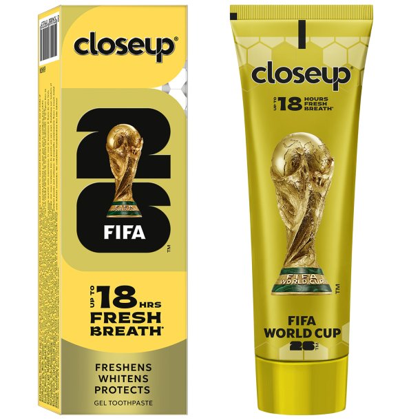 Closeup FIFA World Cup Tandpasta Gel med whitening og langvarig friskhed (85 g)