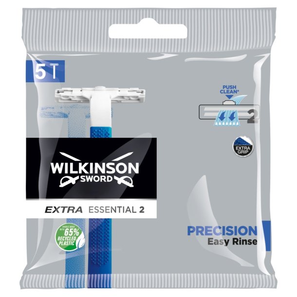 Wilkinson Sword Extra Essential 2 Precision eng�ngsrakhyvlar med 2 blad (5 st.)