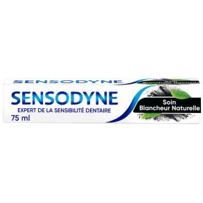 Sensodyne Natural White Charcoal hammastahna luonnollisella hiilell� herkille hampaille (75 ml)
