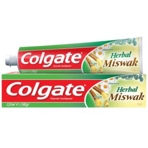 Colgate Herbal Miswak -hammastahna miswakilla, kamomillalla ja myrralla (125 ml)