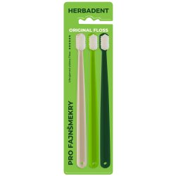 Herbadent Original Eco Ultrasoft tandb�rster med 8.190 ultrafine b�rsteh�r (3 stk.)