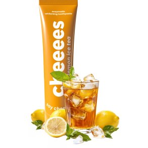 Cheeees Lemon Ice Tea enzymatische Whitening-Zahnpasta mit Papain und Xylitol (60 g)
