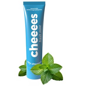 Cheeees Fresh Mint enzymatische Whitening-Zahnpasta mit Papain und Xylitol (60 g)