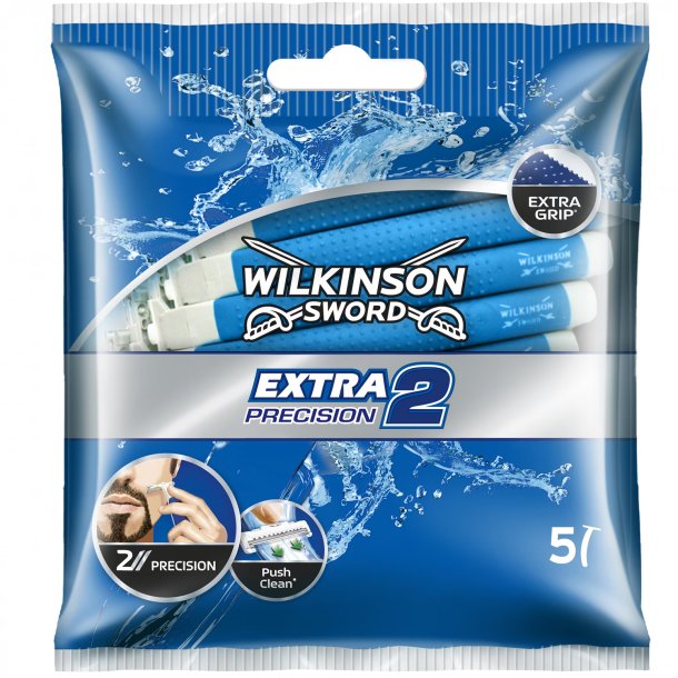 Wilkinson Sword Extra Essential 2 Precision eng�ngsrakhyvlar med 2 blad (5 st.)