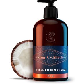 Gillette King C. Bart- und Gesichtswaschmittel 350 ml.