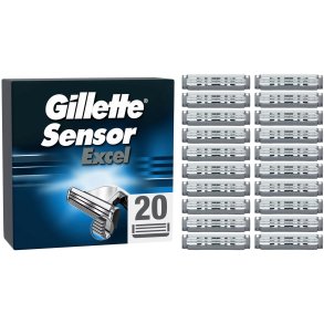 Gillette Sensor EXCEL 20 Stk. Rasierklingen