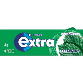 Wrigley’s Extra Spearmint chewing-gum sans sucre au go�t de menthe douce (10 pcs)