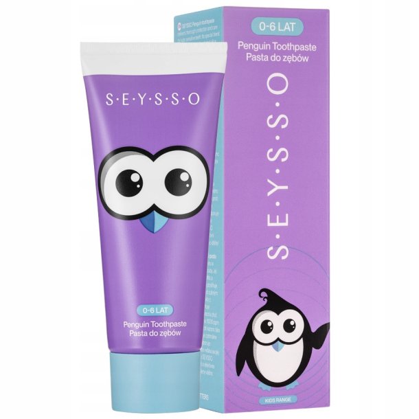 Hydroksiapatiitti Lastenhammastahna SEYSSO Kids Penguin 0-6 vuotta (75 ml)