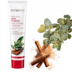 Hydroksiapatiitti-hammastahna SYLVECO Natural Cinnamon Xylitol - ilman fluoria (100 ml)