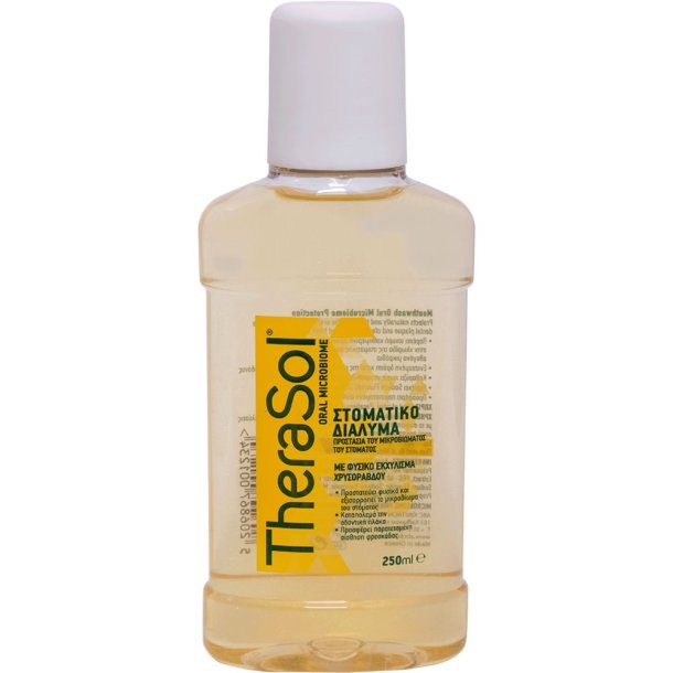 TheraSol Oral Microbiome Protection munnskyll med goldenrod-ekstrakt og fluor (250 ml)