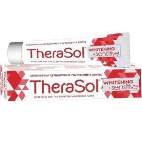 TheraSol Whitening & Sensitive tandpasta voor gevoelige tanden met whitening-effect (75 ml)