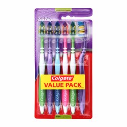 COLGATE Zahnb�rsten 6 Stk. Zig Zag Medium