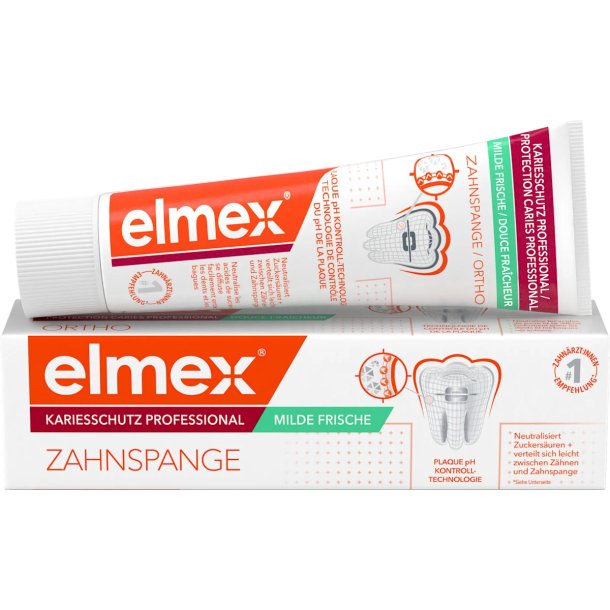 Zahnpasta f�r Zahnspange ELMEX Kariesschutz Professional Ortho (75 ml)