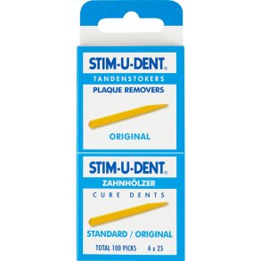 Kopi af STIM-U-DENT Houten tandenstokers Thin 4 x 40 st.