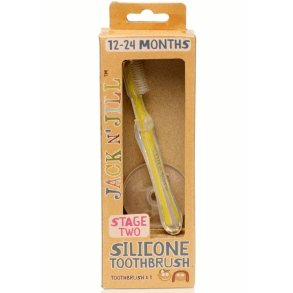 Kopi af Jack N� Jill Stage One Silikon-Fingerzahnb�rste (6�12 Monate) � 2 Stk. + Etui