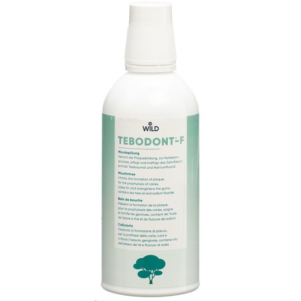 Kopi af Tea Tree &amp; Xylitol Mundsp�lung Wild Pharma TEBODONT 500 ml