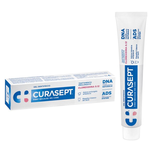 Klorhexidin Tandpasta Gel 0.12 % CURASEPT ADS + DNA 75 ml