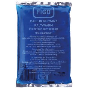 Poche de gel froid/chaud FIGO Compresse r�utilisable (18.5 x 11.5 cm)