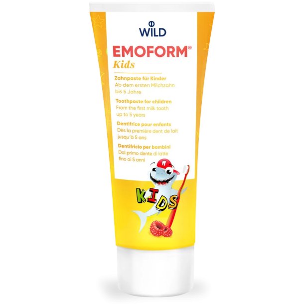 Xylitol B�rnetandpasta EMOFORM Kids Raspberry 75ml
