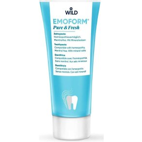 Emoform Pure & Fresh Fluorfri Tandpasta med Mineralsalte � uden Menthol (75 ml.)