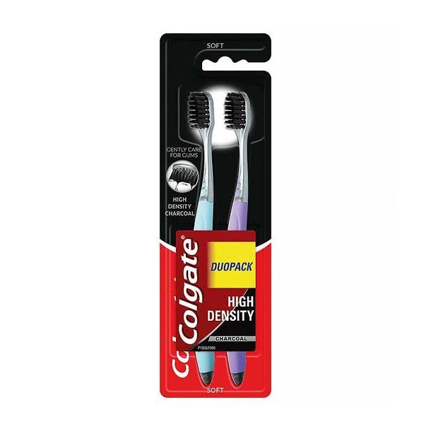 Colgate High Density Charcoal Soft Tandb�rster (2 stk.)