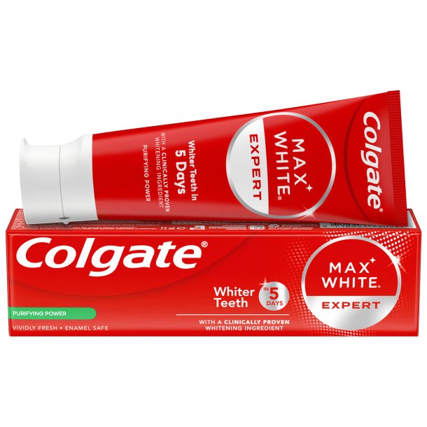 Colgate Max White Expert Purifying Power Tandpasta (75 ml.)