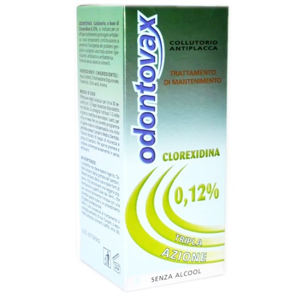 Odontovax Klorhexidin 0,12% Mundskyl – Alkoholfri (200 ml.)