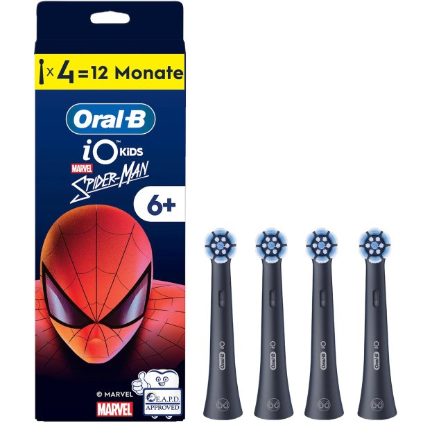 Oral-B iO Kids Borsthuvuden Spider-Man – 4 st