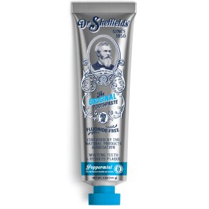Dr. Sheffield’s Natural Peppermint Tandkr�m – Utan fluor (141 g.)